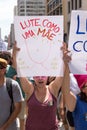 Campinas, SÃÂ£o Paulo, Brazil - September 29 2018. National Day Women Against far-right politician Jair Bolsonaro